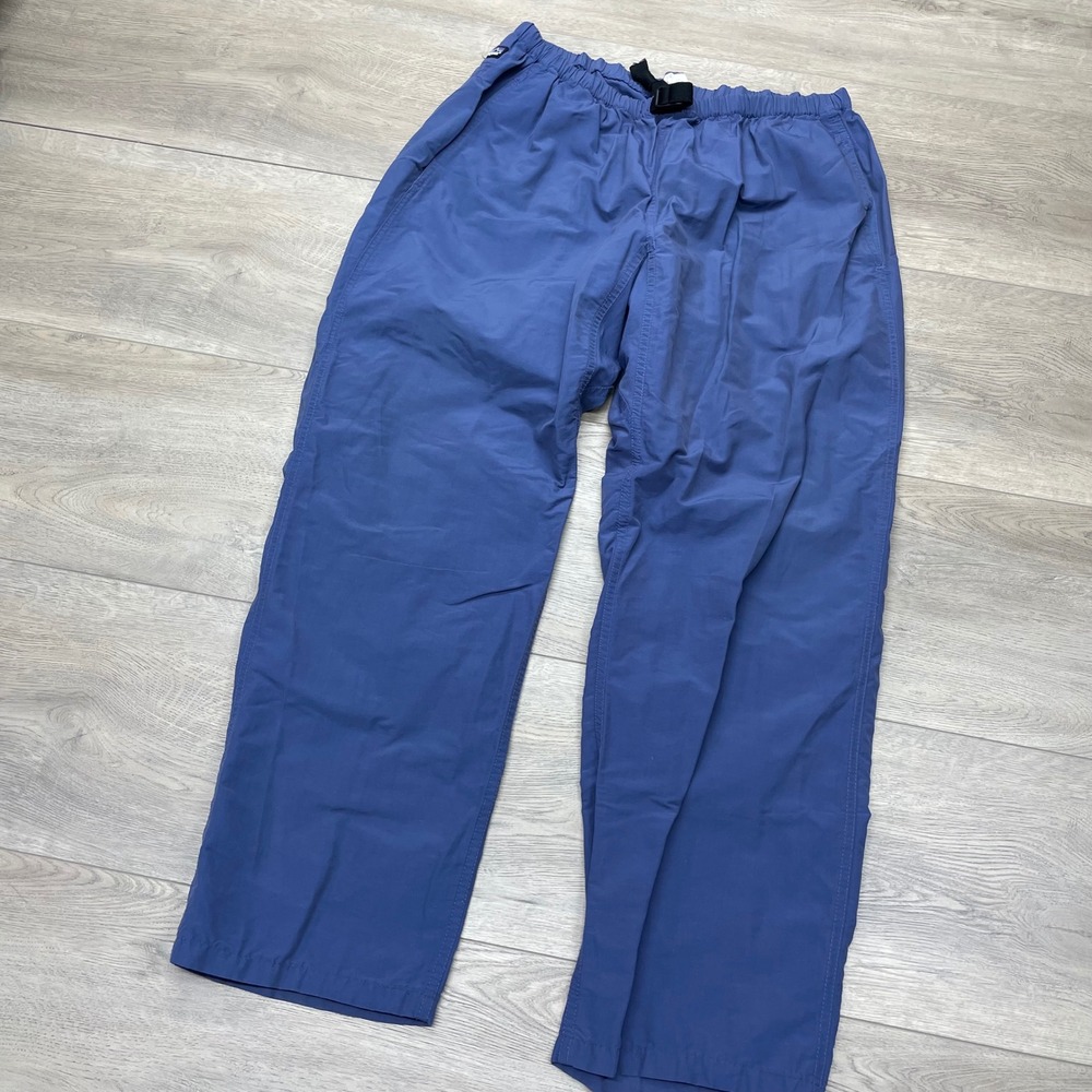 Patagonia Gi III Pants Men XL Blue Vintage Made in USA Nylon Belted 56301 Gorp